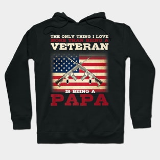 Veteran Papa Father Day Hoodie